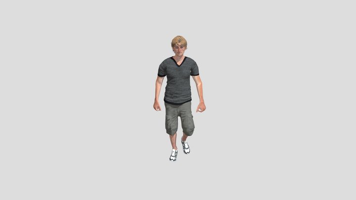 Walking 3D Model