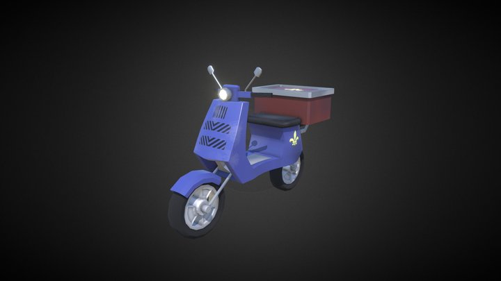 Day 2 - Scooter 3D Model