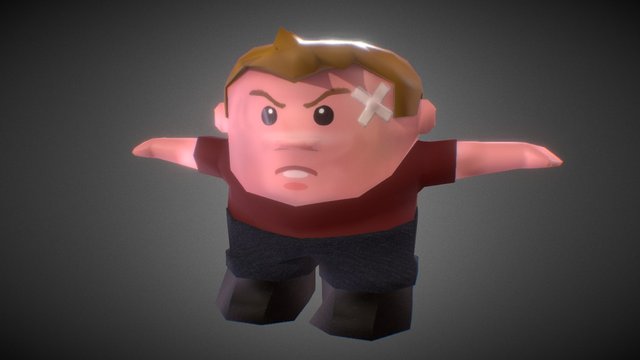 Player Character CDC 3D Model