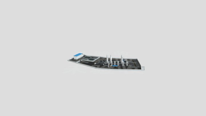 湖南-怀化-怀化新奥LNG储配站03 3D Model