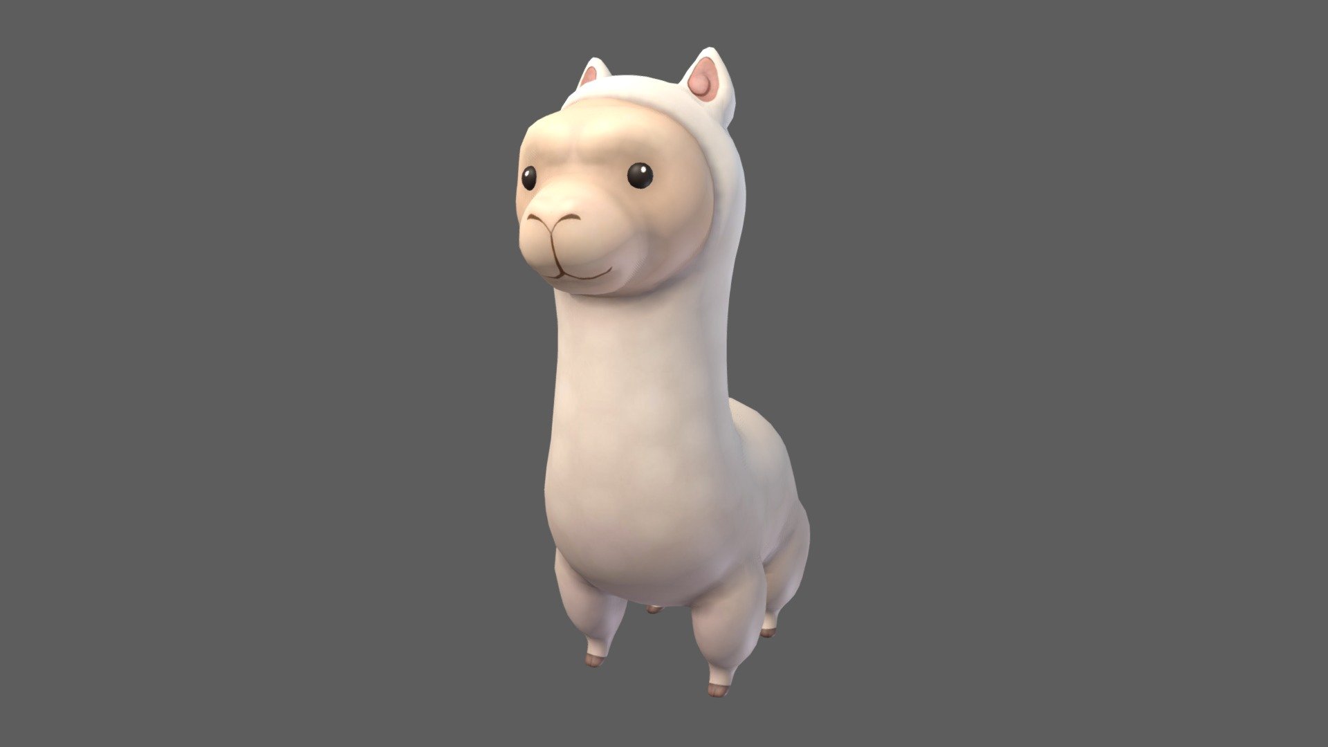 Alpaca - Buy Royalty Free 3D model by bariacg [873f576] - Sketchfab Store