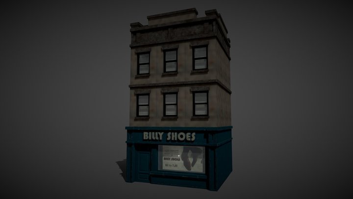 MODULAR BUILDING (1930s, USA) 3D Model