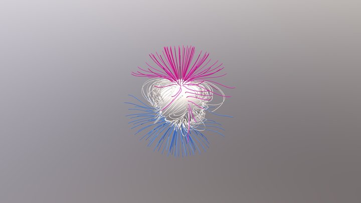 [Sun] Magnetic Field Lines v2 3D Model
