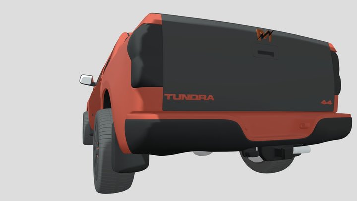 M TUNDRA (CREW MAX) V12 2011 (UK) 3D Model