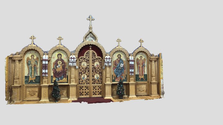 Virgin Ukrainian Orthodox Cathedral 3D Model