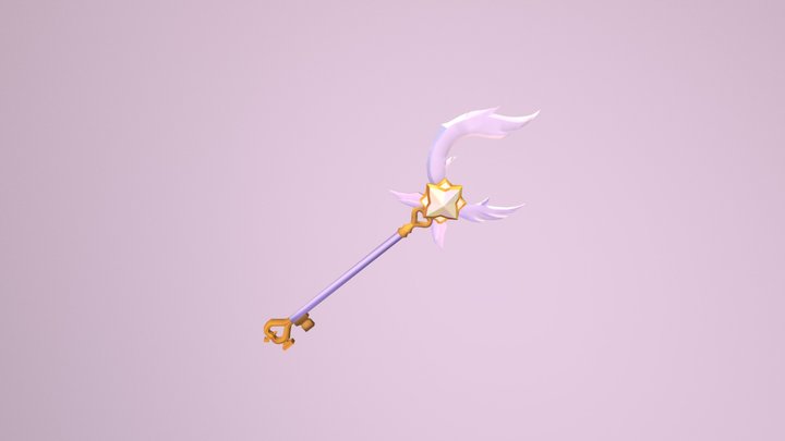 Star Guardian Soraka - Báculo 3D Model