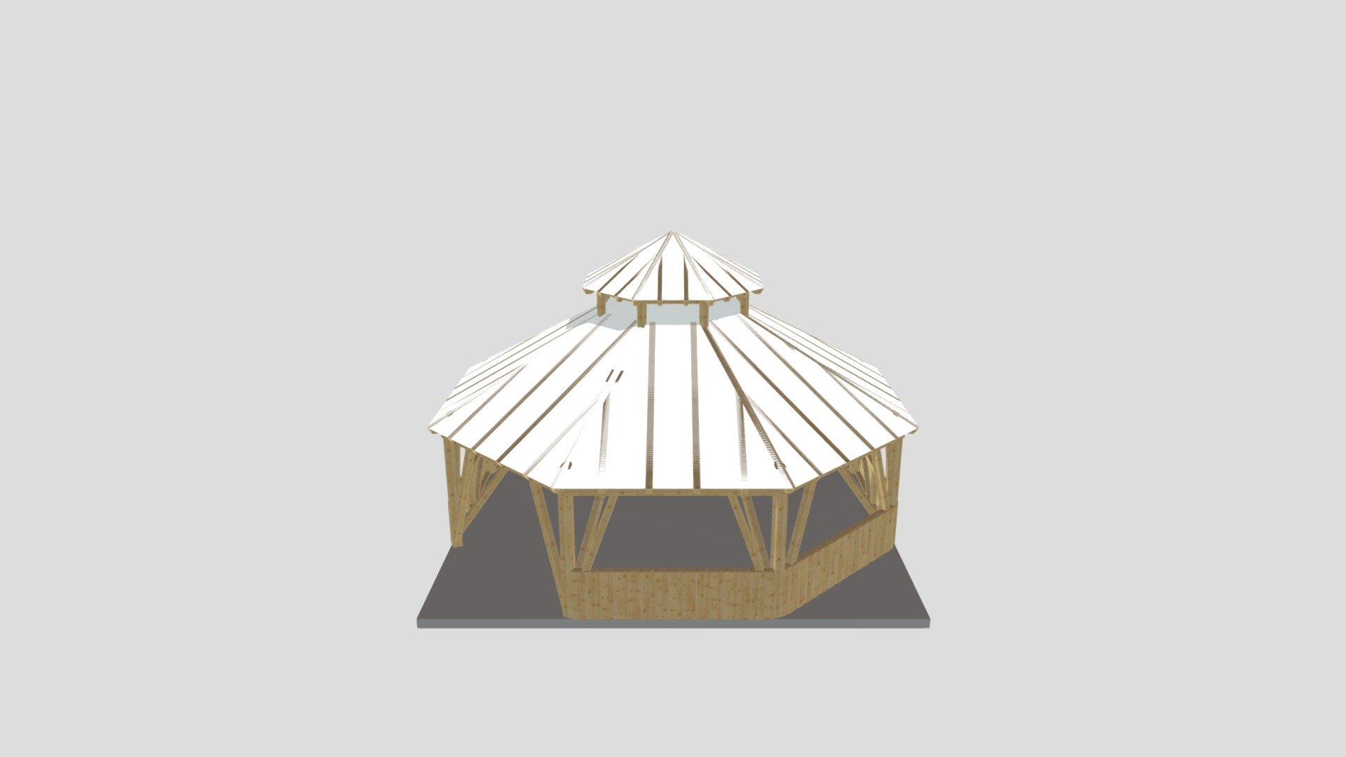 Ochla, Wiata w Muzeum Etnograficznym - 3D model by weto_ag [8741f57 ...