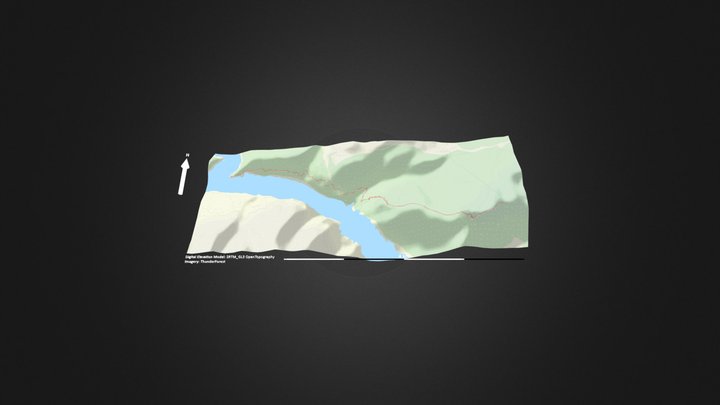 三峡之巅_等高地图 – Modelo 3D gratuito STL