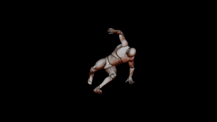 Run_Jump_Hold_Crawl_F 3D Model