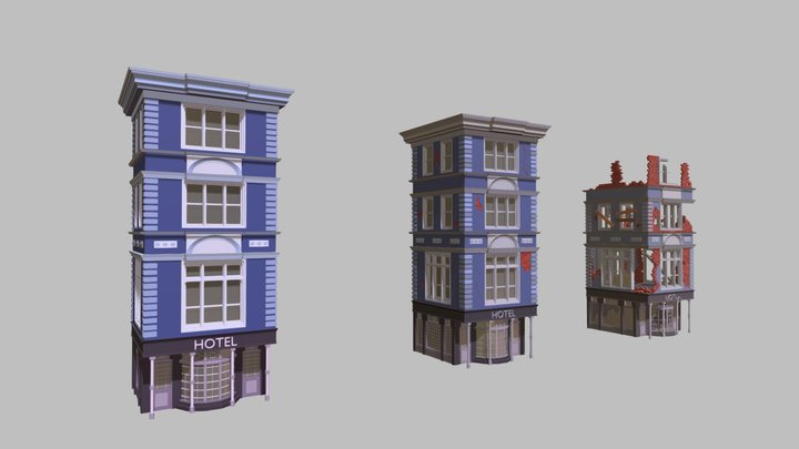 разрушение 3D Model