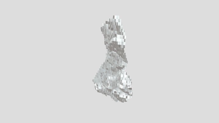 Orasac rock slope 3D Model