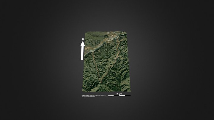 鳌鱼沟 – Modelo 3D gratuito STL