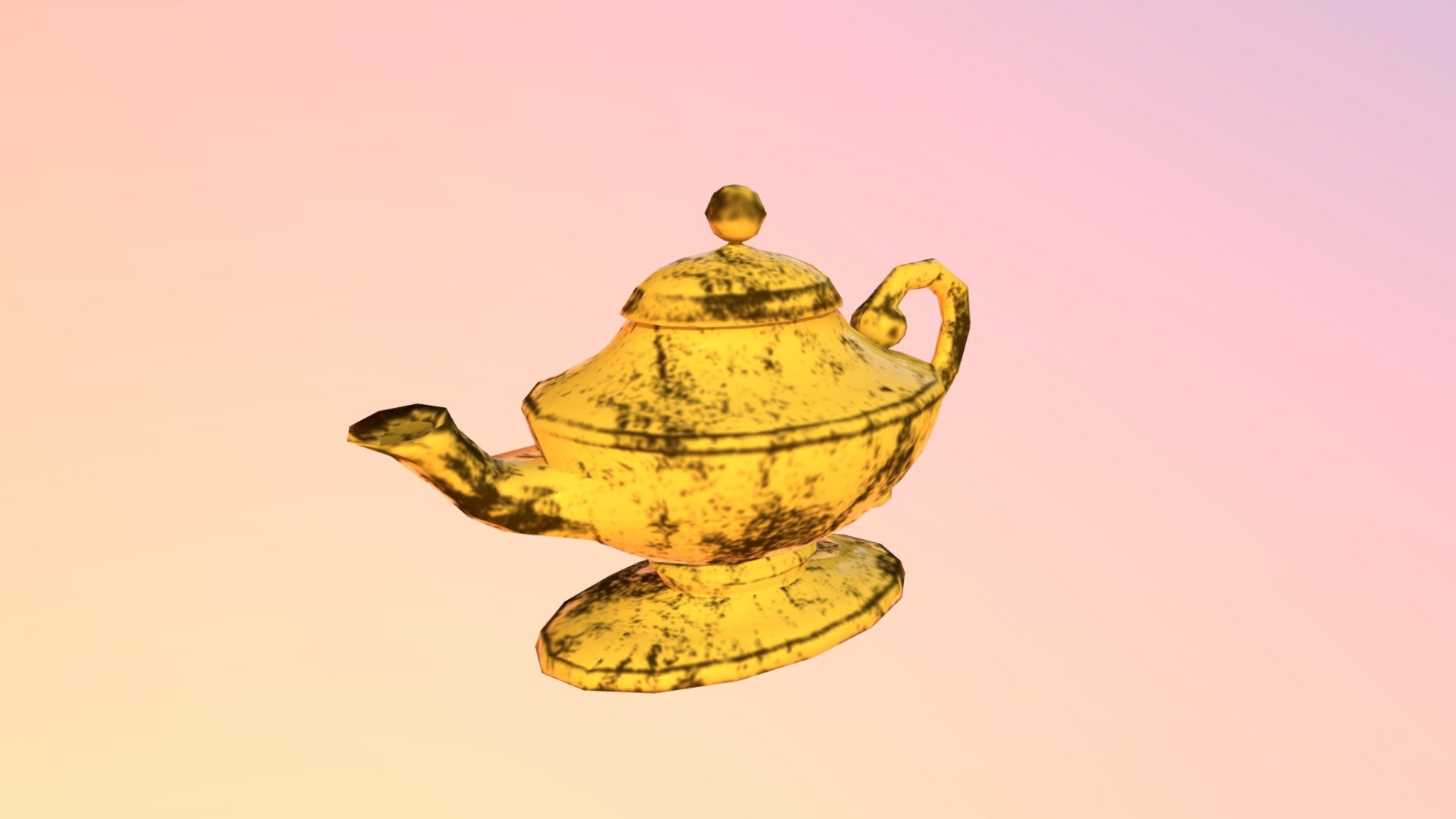 djinn lamp - 3D model by Pomagranada [87448ee] - Sketchfab