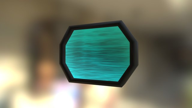 Sci-fi Hover Sign 3D Model