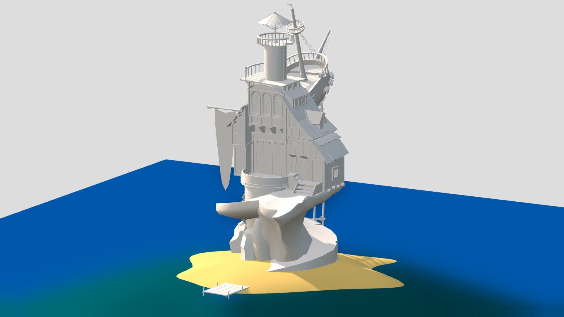 Pirate House (without color)