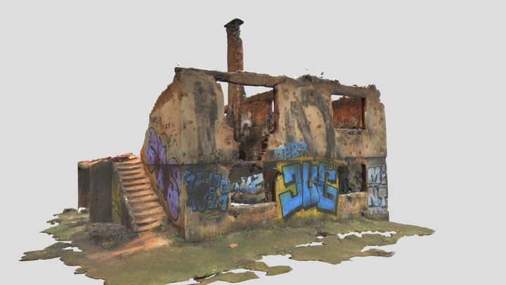 Ćolina Kapa ruins version 2 3D Model