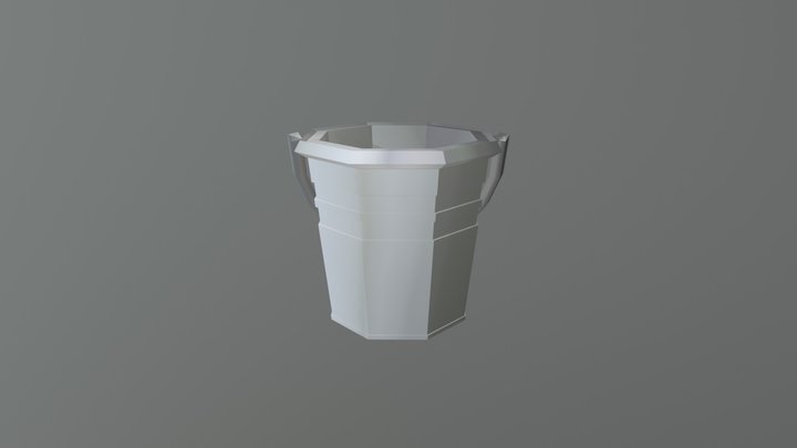 Asset a day #5 Bucket 3D Model