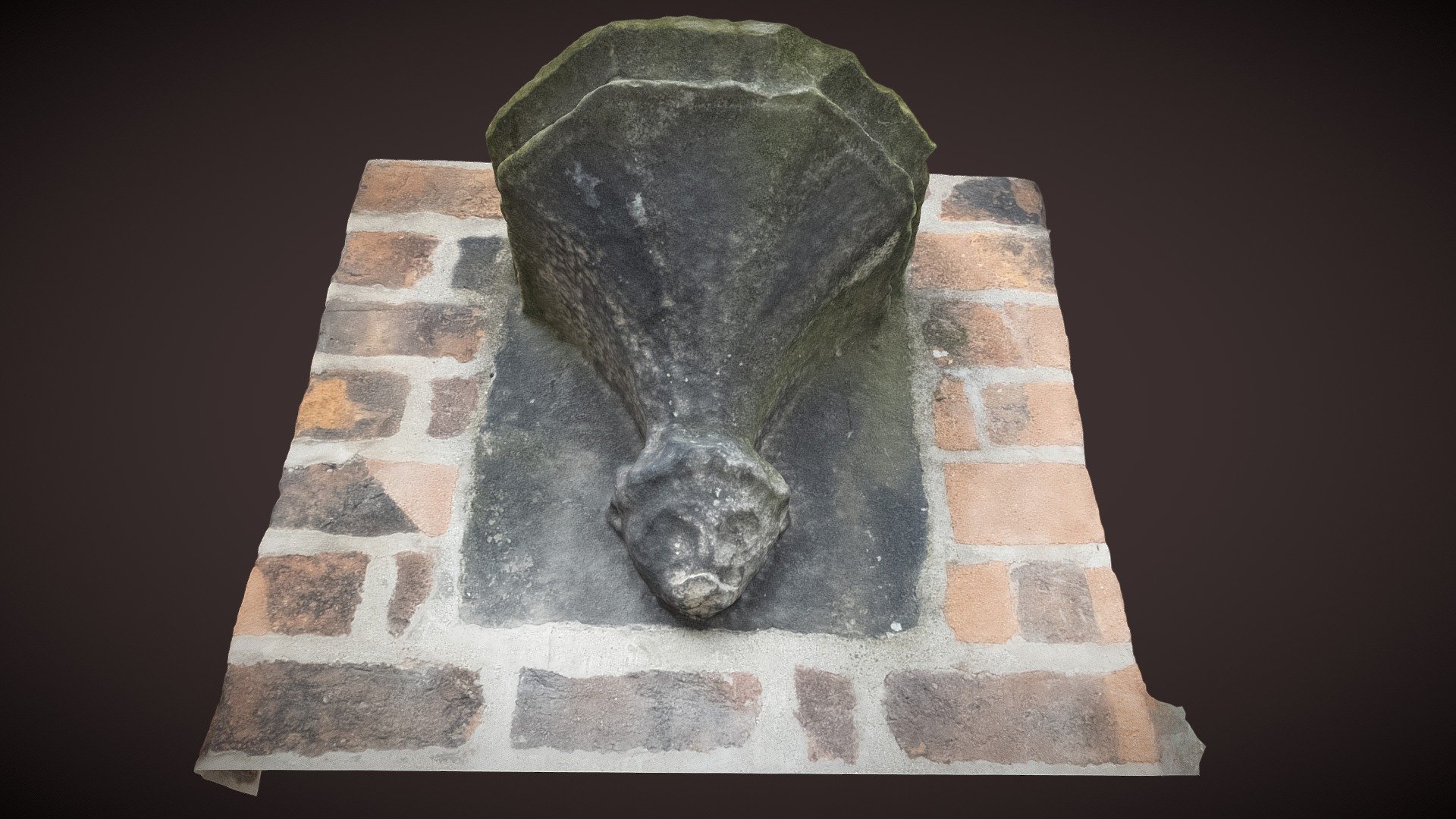 Gothic Console With Face