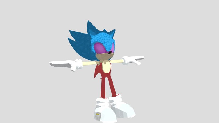 Mega Sonic 3D Model