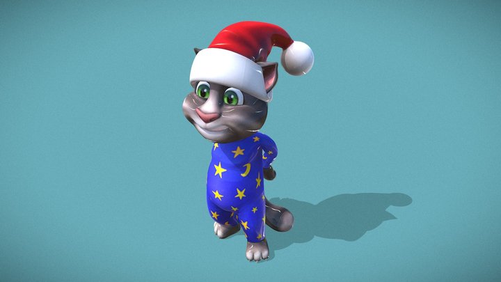 Christmas Tom 3D Model