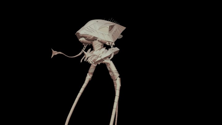 Accurate Tripod from war of the worlds 2005 3D Model