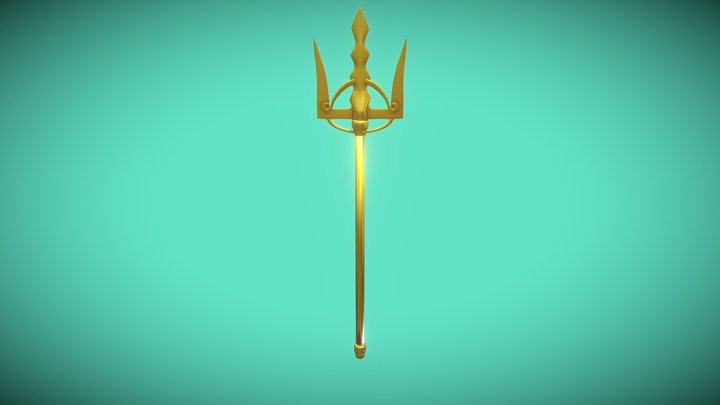 Enel's Bo-Staff (Trident Form) 3D Model