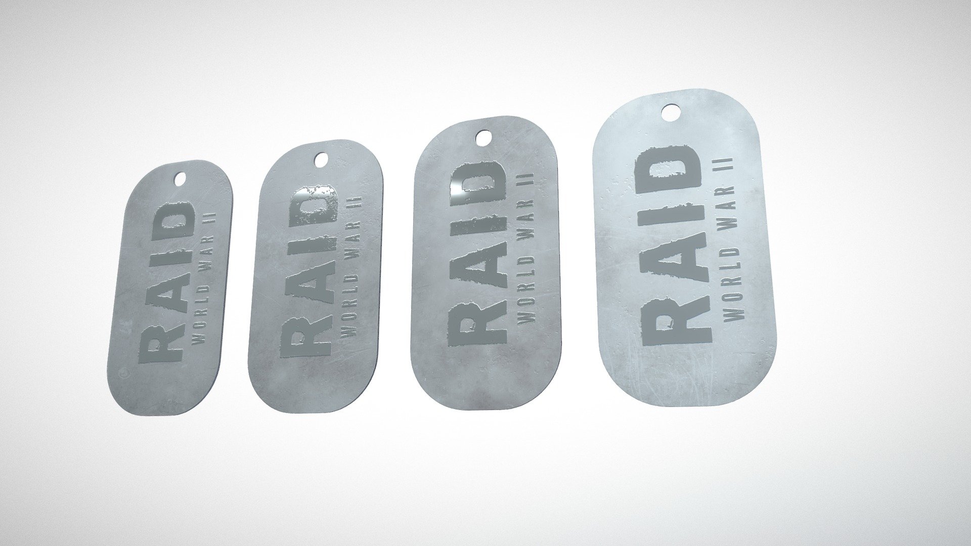 RAID: World War II Care Package Dog Tags