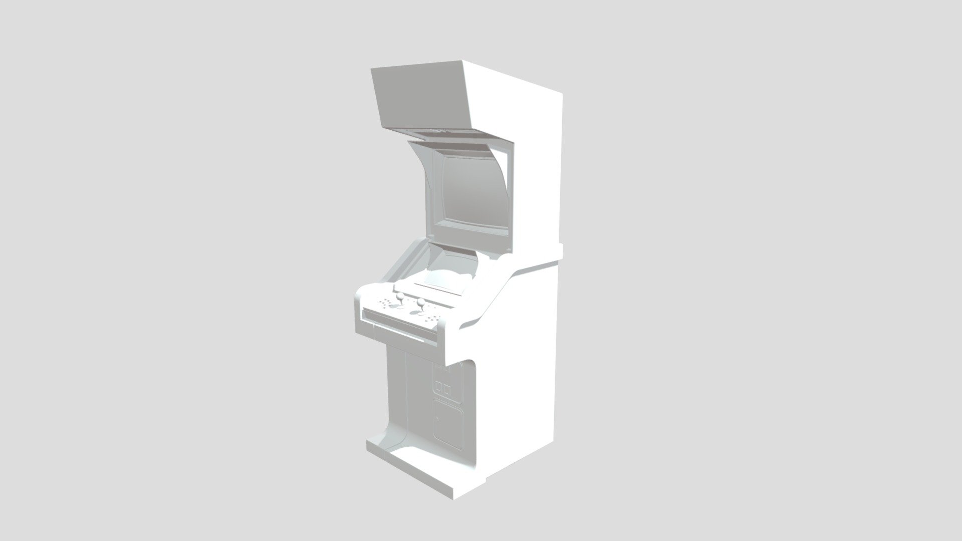 Retro Futurist Arcade Cabinet - 3D model by RyanOrosa (@Doctor_Whoey ...