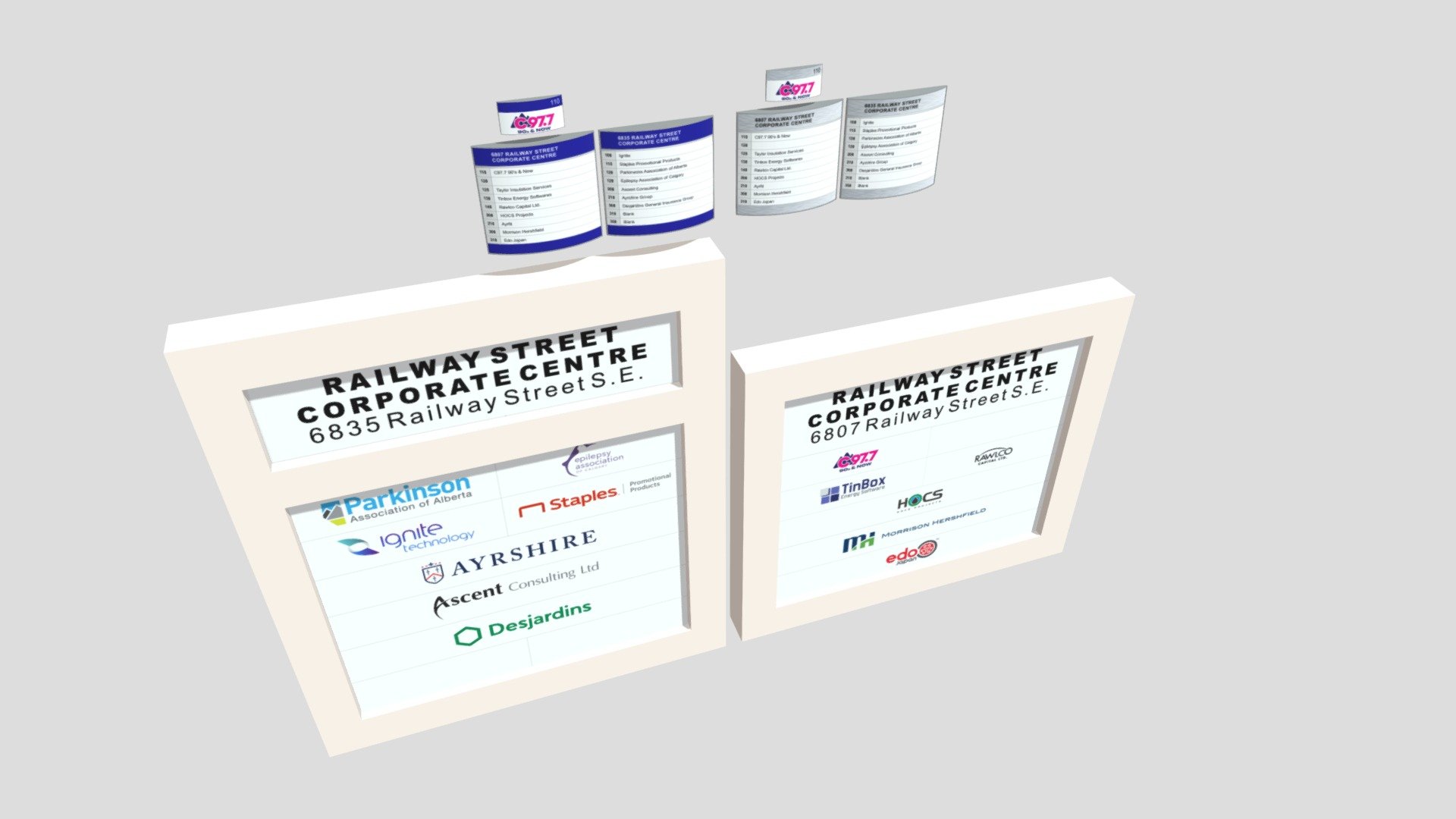 Ayrshire 3D Signage 3D model by Can West Legacy Inc. (canwest