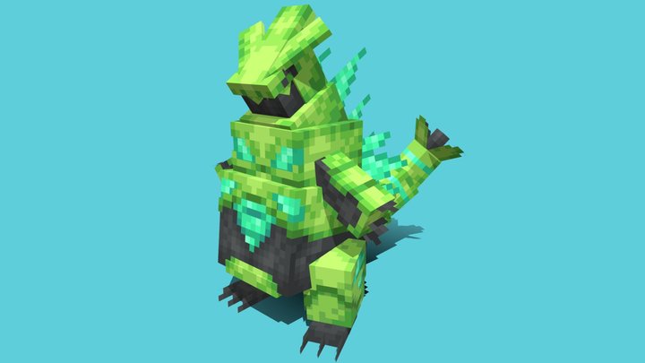 Iron Thorns Cobblemon (Mythical Cobblemon) 3D Model