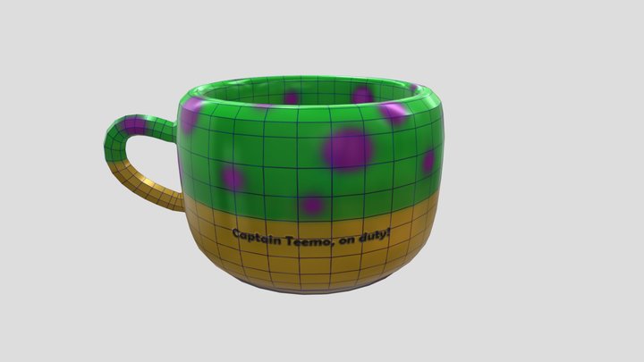 Teemo Shroom Mug 3D Model