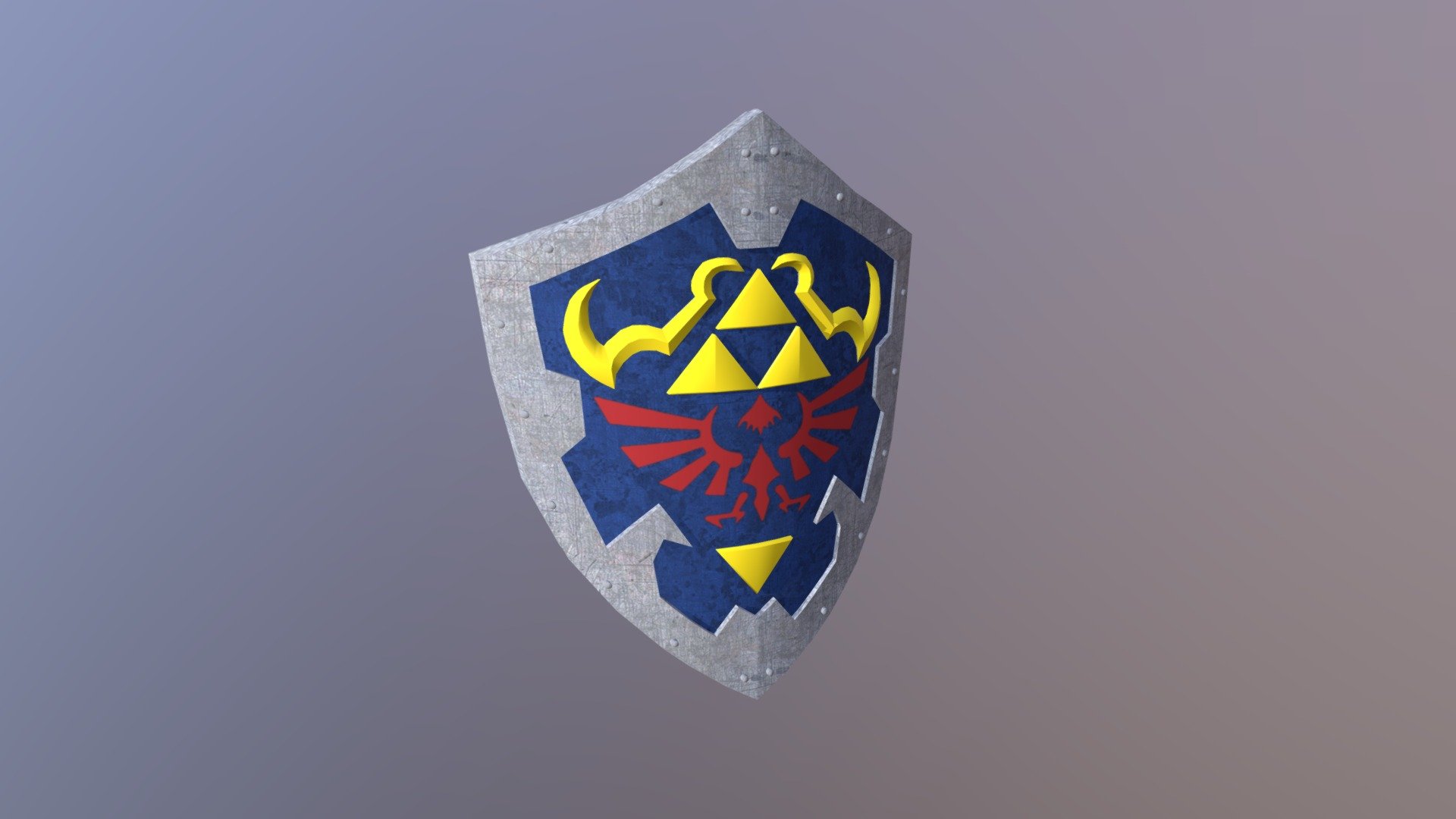 Hylian Shield 3d Model By Leeyun [874fb11] Sketchfab