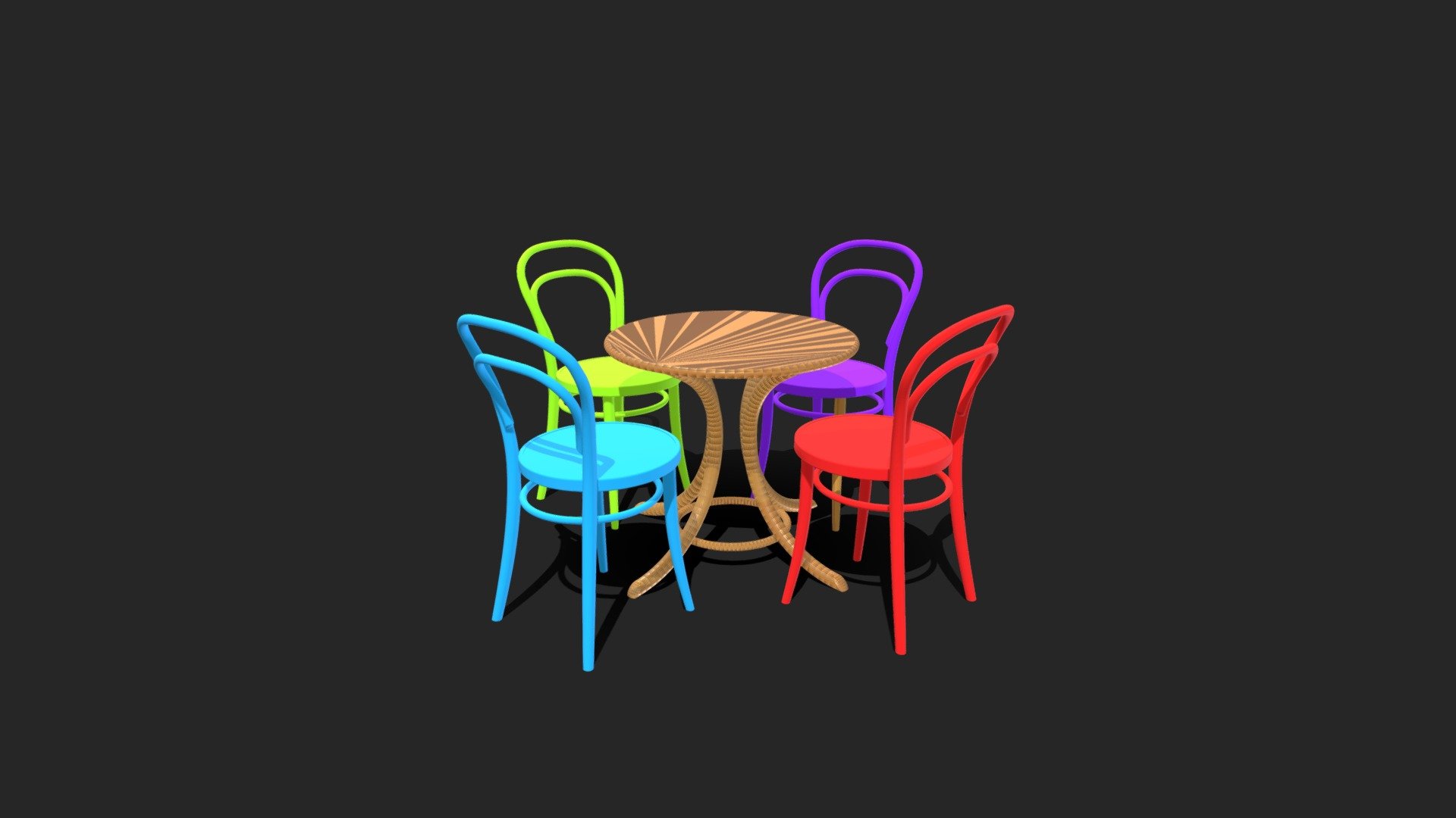 Tonet table and chairs