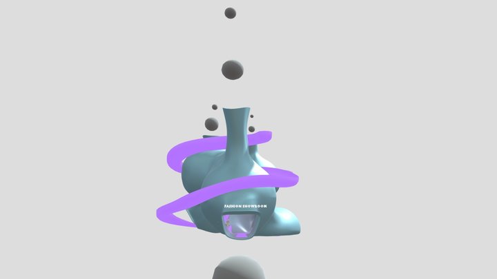 Metaverse Fashion Showroom 3D Model