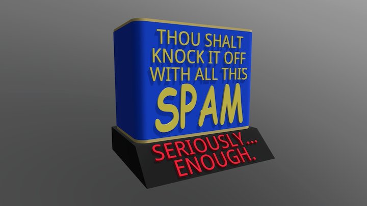 Not Your Billboard, Meathead 3D Model