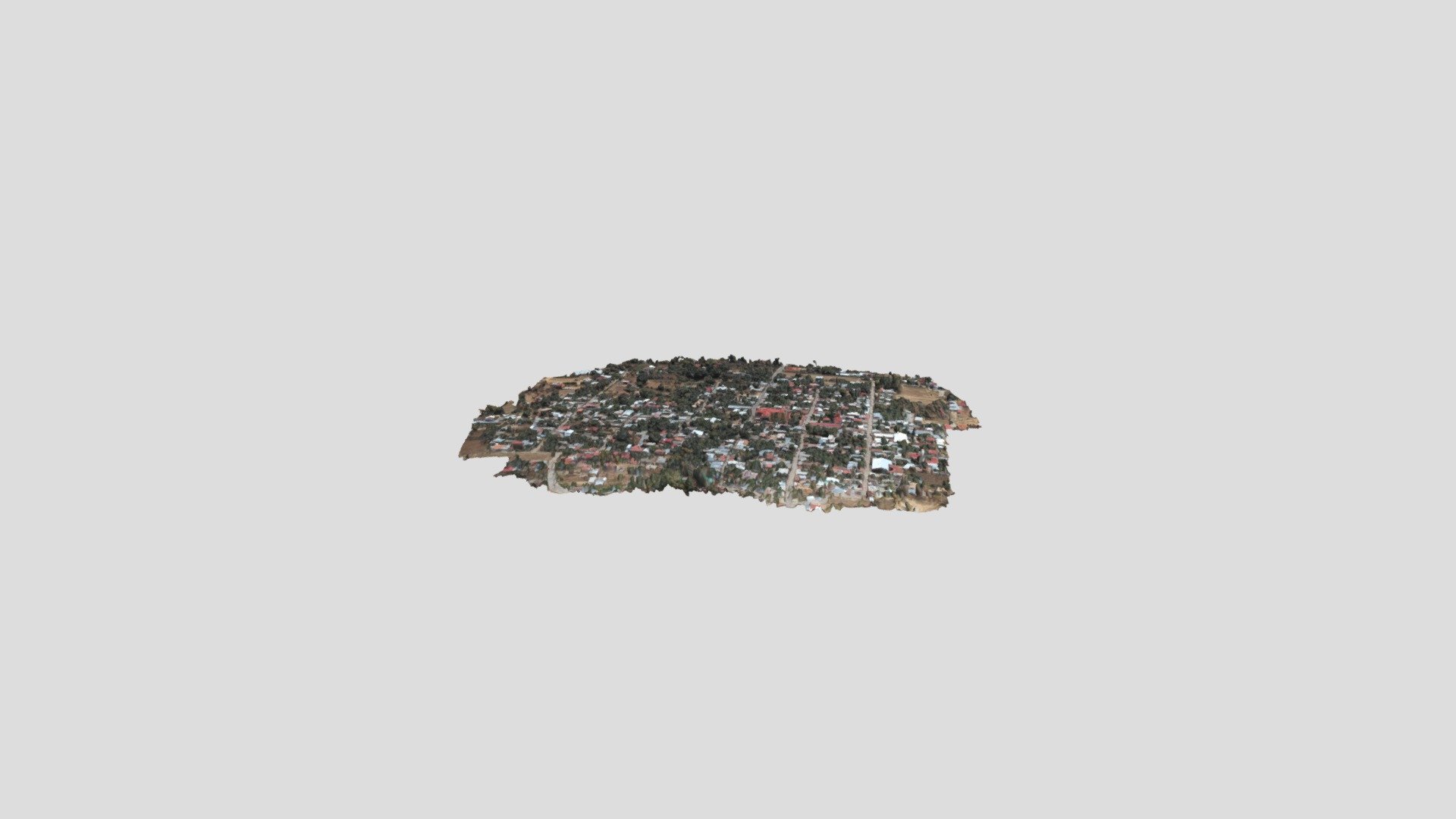 Huayapam Double Grid From Dh Simplified 3d Mesh