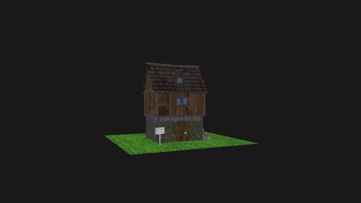 Medieval House 3D Model