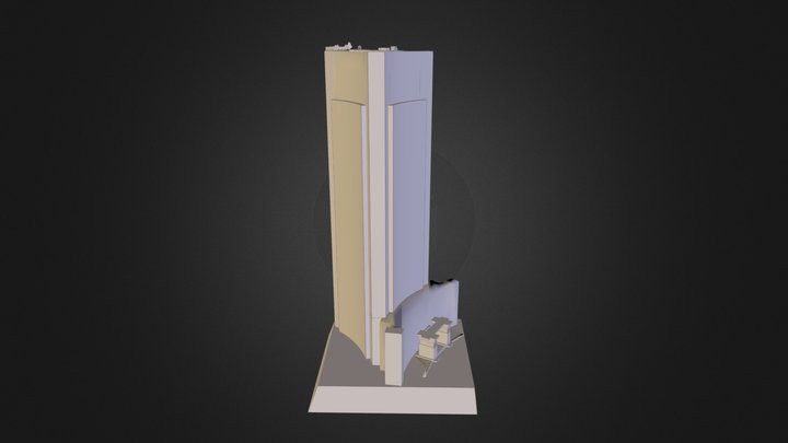 Skyline Hotel Singapore 3D Model