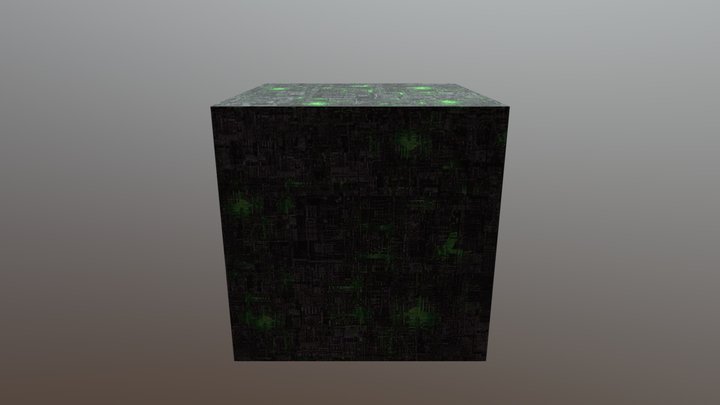 Borg Cube 3D Model
