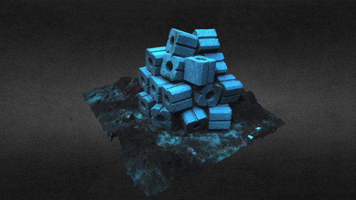 Artificial reef 3D Model