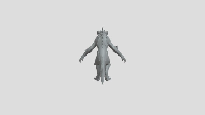 Deathclaw 3D Model