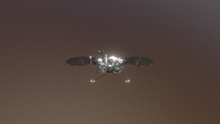 InSight_panels__arm_deployed 3D Model