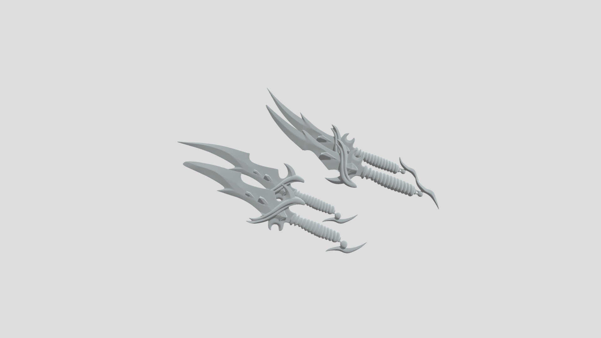 Crystalline Riftblades - 3D model by jakubwilner [875a268] - Sketchfab