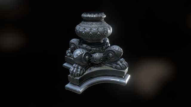 Lamp Post Detail, British Museum – Modelo 3D gratuito STL