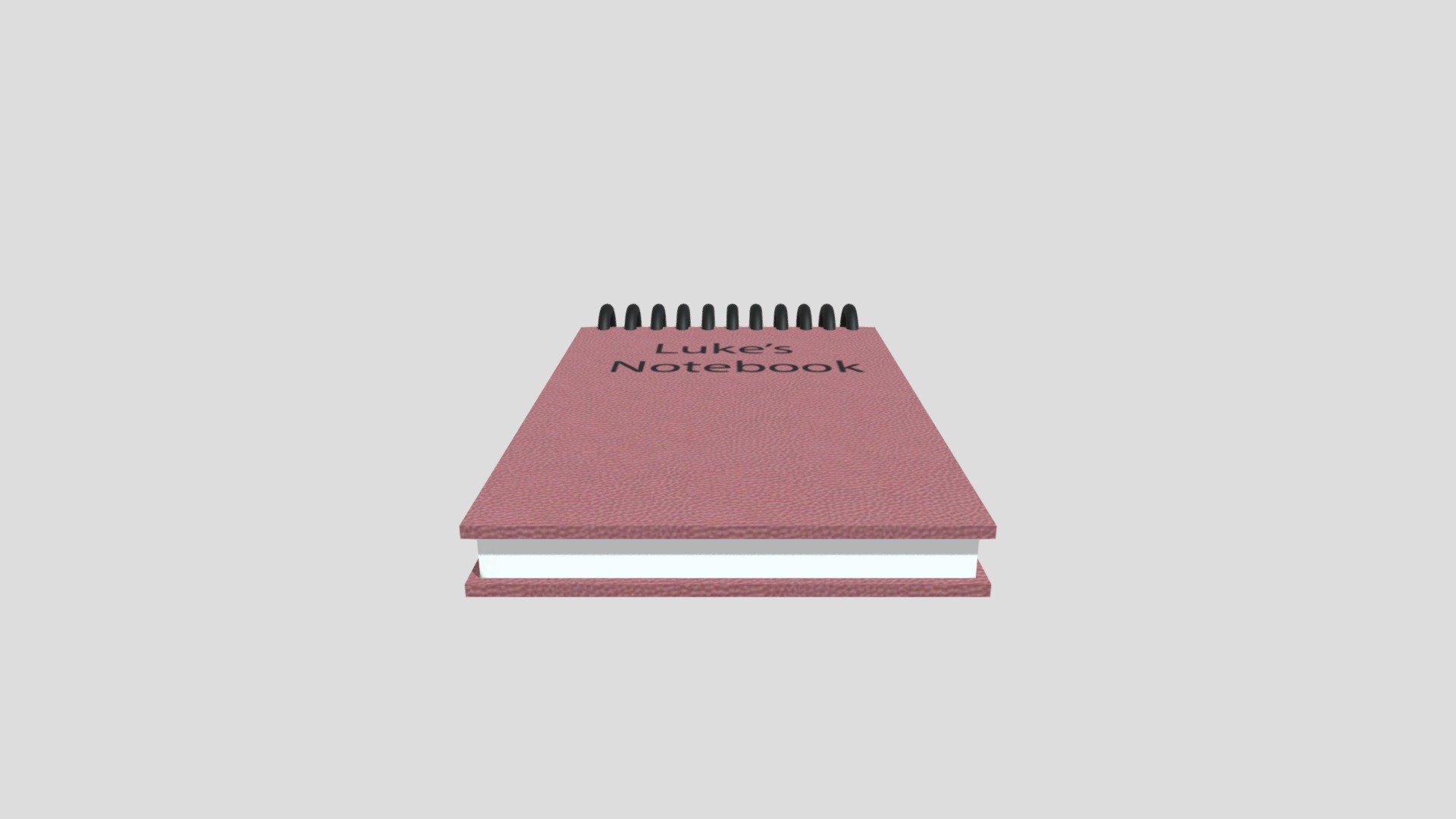 exported notebook - 3D model by zeno (@lukebyrne532) [875afb2] - Sketchfab