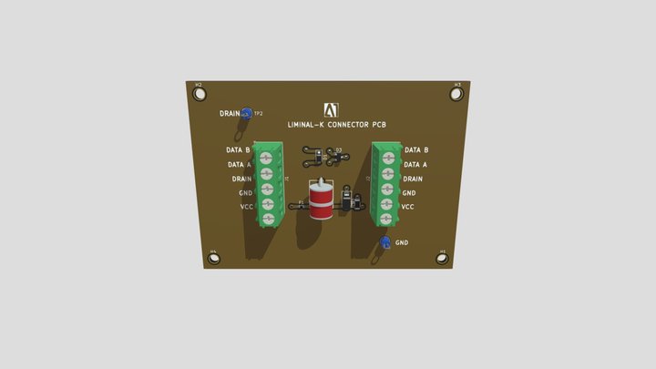 Liminal-K Connector PCB 3D Model