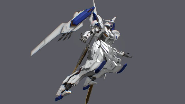 ASW-G-01 Gundam Bael 3D Model