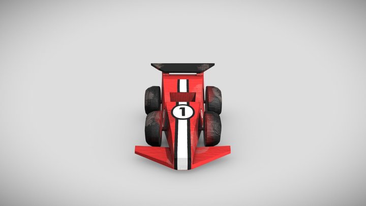 Formula One Car 3D Model