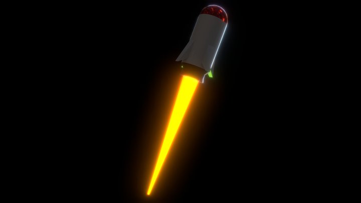 Test Rocket 3D Model