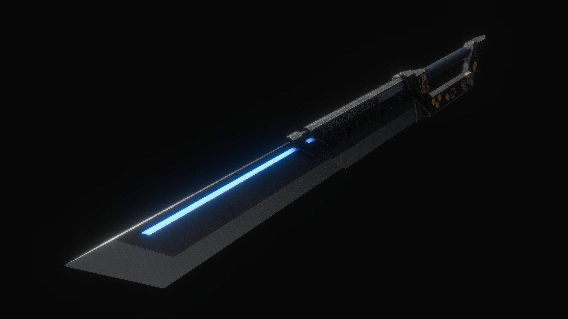 STANDARD ISSUE Cyberpunk Cleaver 3D model by harpyfox [875e40b] Sketchfab